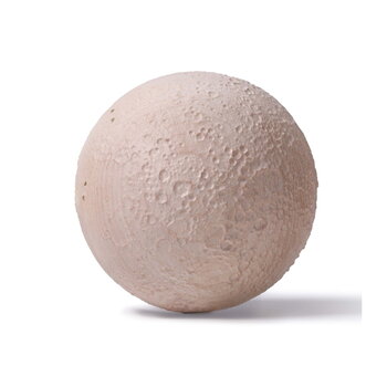 Architectmade Sculpture Moon, 12 cm, érable - noyer