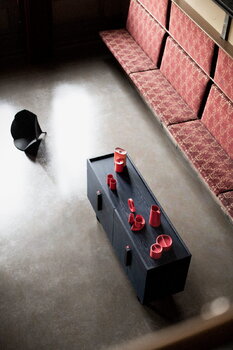 Ariake Aizome sideboard, indigo - svart - röd