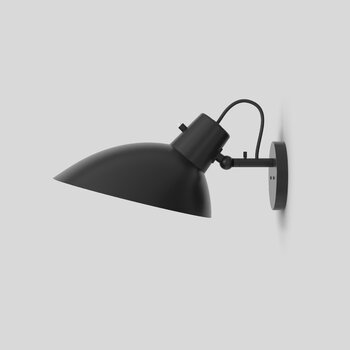 Astep VV Cinquanta wall lamp with switch, black, extra image