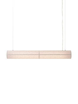 Audo Copenhagen Hashira Linear pendant, raw linen