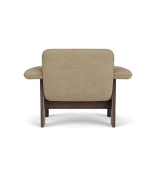 Audo Copenhagen Fauteuil lounge Brasilia, dossier bas, chêne teinté foncé - Bouclé 02