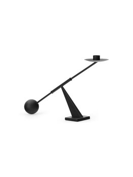 Audo Copenhagen Interconnect candle holder, small, black steel