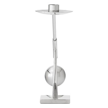 Audo Copenhagen Interconnect candle holder, small, stainless steel, extra image