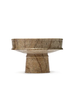 Serax Dune bowl, high, 30,5 cm, brown marble