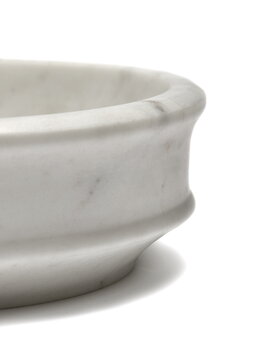 Serax Dune skål, S, 16 cm, vit marmor