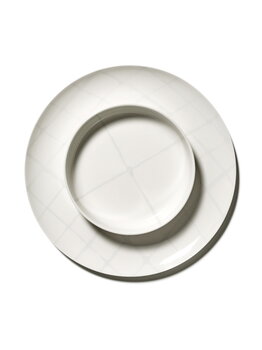 Serax Zuma deep plate, S, 20,5 cm, salt