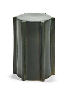 Serax Tavolino Pawn Geometrical, 45,4 cm, verde scuro