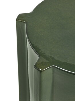 Serax Pawn Geometrical sivupöytä, 45,4 cm, tummanvihreä
