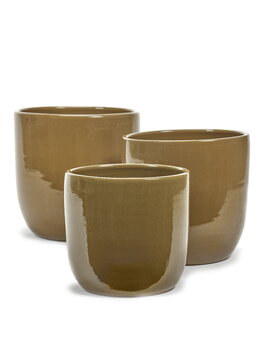 Serax Pot Glazed Shades, moutarde