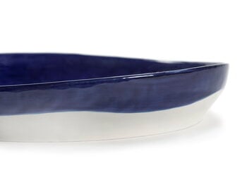 Serax Feast serving plate, M, blue - white