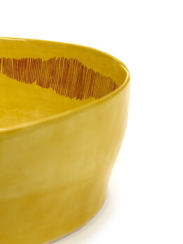 Serax Feast salad bowl, yellow - red, extra image