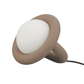 AGO Balloon table lamp, dimmable, mud grey