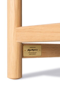 Fredericia Spoke-Back sohva, saippuoitu tammi - Natural Linen 003, tuotteen lisäkuva