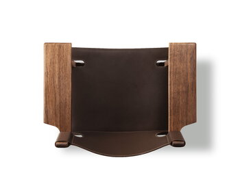 Fredericia The Spanish Chair, pelle di cavallo marrone scuro - noce oliato, immagine extra