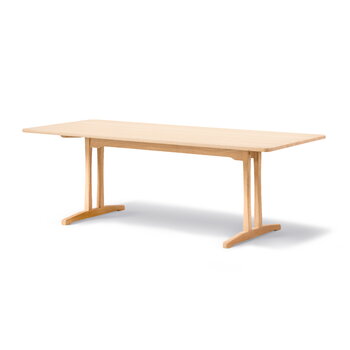 Fredericia C18 table, 220 x 90 cm, light oiled oak