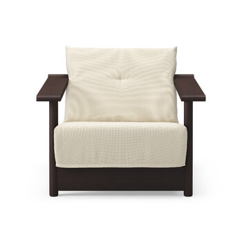 Bebó Objects Baba lounge chair, brown ash - off-white