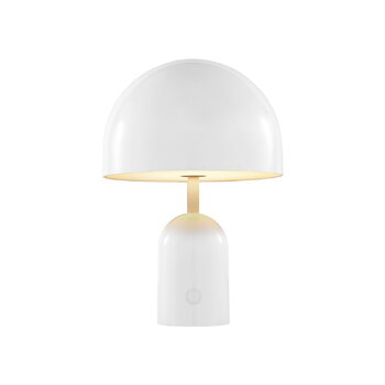 Tom Dixon Bell ladattava pöytävalaisin, valkoinen, tuotteen lisäkuva