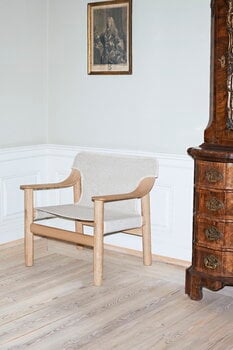 HAY Bernard lounge chair, oak - canvas