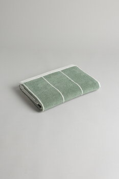 Baina Bath towel Bethell, 70 x 140 cm, sage - chalk, extra image