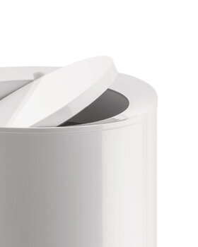 Alessi Birillo bathroom waste bin, white, extra image