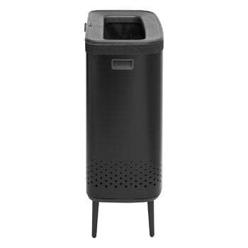 Brabantia Bo Laundry Bin Hi tvättkorg, 2 x 45 l, mattsvart