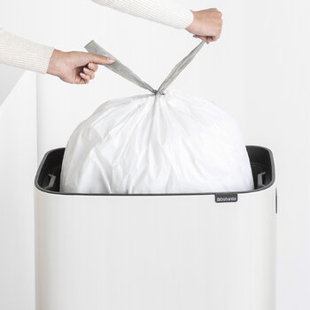 Brabantia Bo Touch Bin Hi, 60 L, blanc