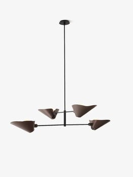 &Tradition Bonnet SC93 chandelier, bronzed - black