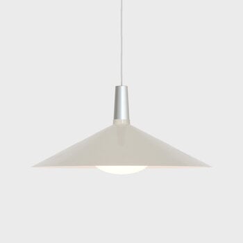 Tala Bower, pendellampa C600, med Oval II-lampa, vit