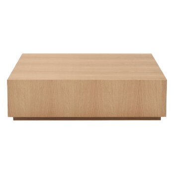 Interface Box coffee table, 90 x 90 x 27 cm, oak
