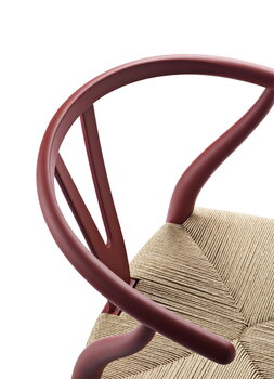Carl Hansen & Søn CH24 Wishbone chair, soft red brown - natural cord, extra image