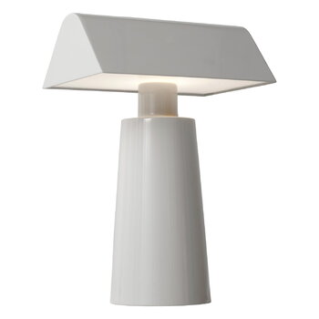 &Tradition Caret MF1 portable table lamp, silk grey