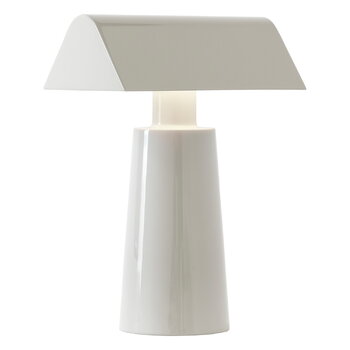 &Tradition Caret MF1 portable table lamp, silk grey