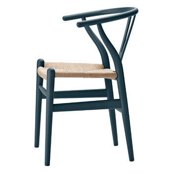 Carl Hansen & Søn Sedia CH24 Wishbone, soft North sea - corda naturale