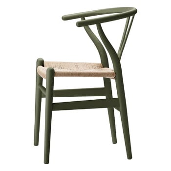Carl Hansen & Søn CH24 Wishbone chair, soft seaweed - natural cord