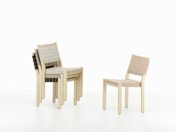 Artek Aalto chair 611, birch - black webbing | Finnish Artek Aalto chair 611, birch - black webbing | Finnish