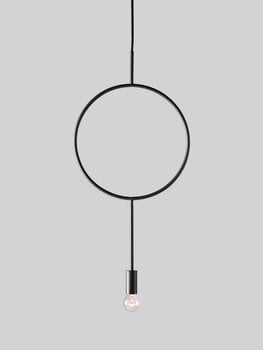 Northern Circle pendant, dark grey