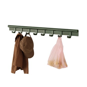 Muuto Coil coat rack, 100 cm, dark green