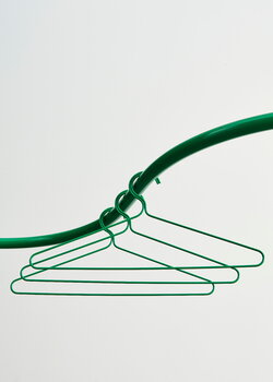 HAY Portemanteau Colour Rack, en forme de S, vert jungle