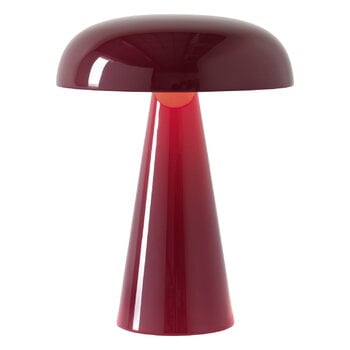 &Tradition Lampe de table portable Como SC53, brun-rouge