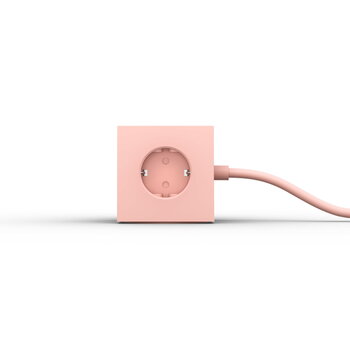 Avolt Square 1 USB extension cord, old pink