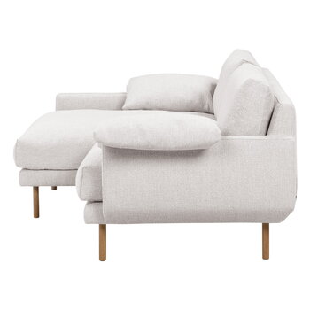 Interface Divano Bebé con chaise longue, sinistra, beige Muru 472 - rovere