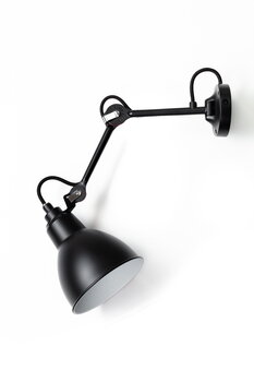 DCWéditions Lampe Gras 204 wall lamp, round shade, black