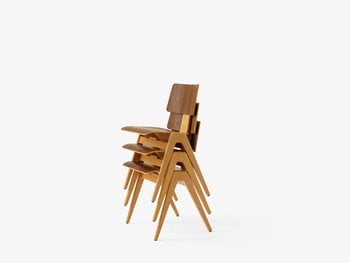 &Tradition Daystak RD1 side chair, beech - walnut