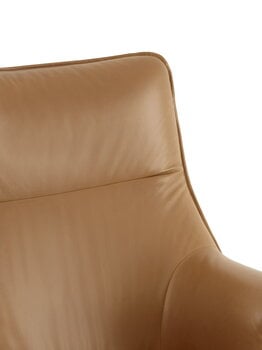 Muuto Doze lounge chair, cognac leather - anthracite