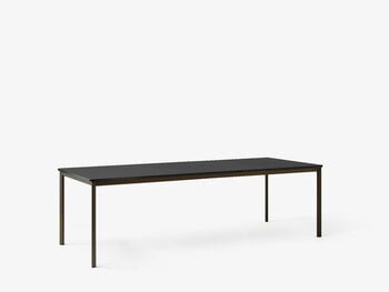 &Tradition Drip HW60 bord, svart - bronsfärgad aluminium