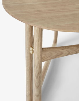 &Tradition Drop Leaf HM5 side table, white oiled oak