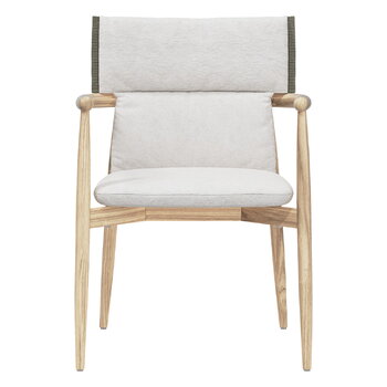 Carl Hansen & Søn Embrace E008 dining chair cushion, Agora Life Oat