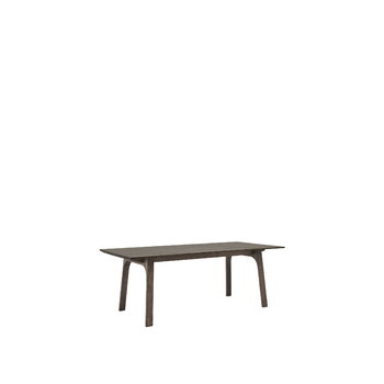 Muuto Tavolo allungabile Earnest, 205 x 100 cm, rovere oliato scuro