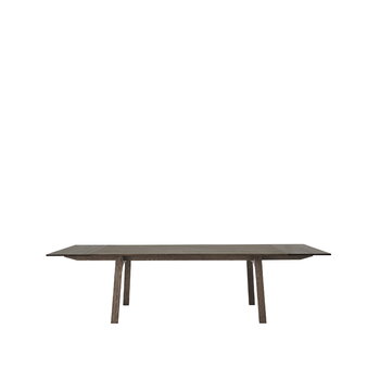 Muuto Earnest extendable table, 205 x 100 cm, dark oiled oak