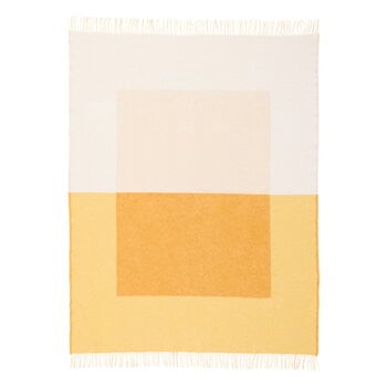 Northern Echo throw, 130 x 170 cm, yellow, extra image